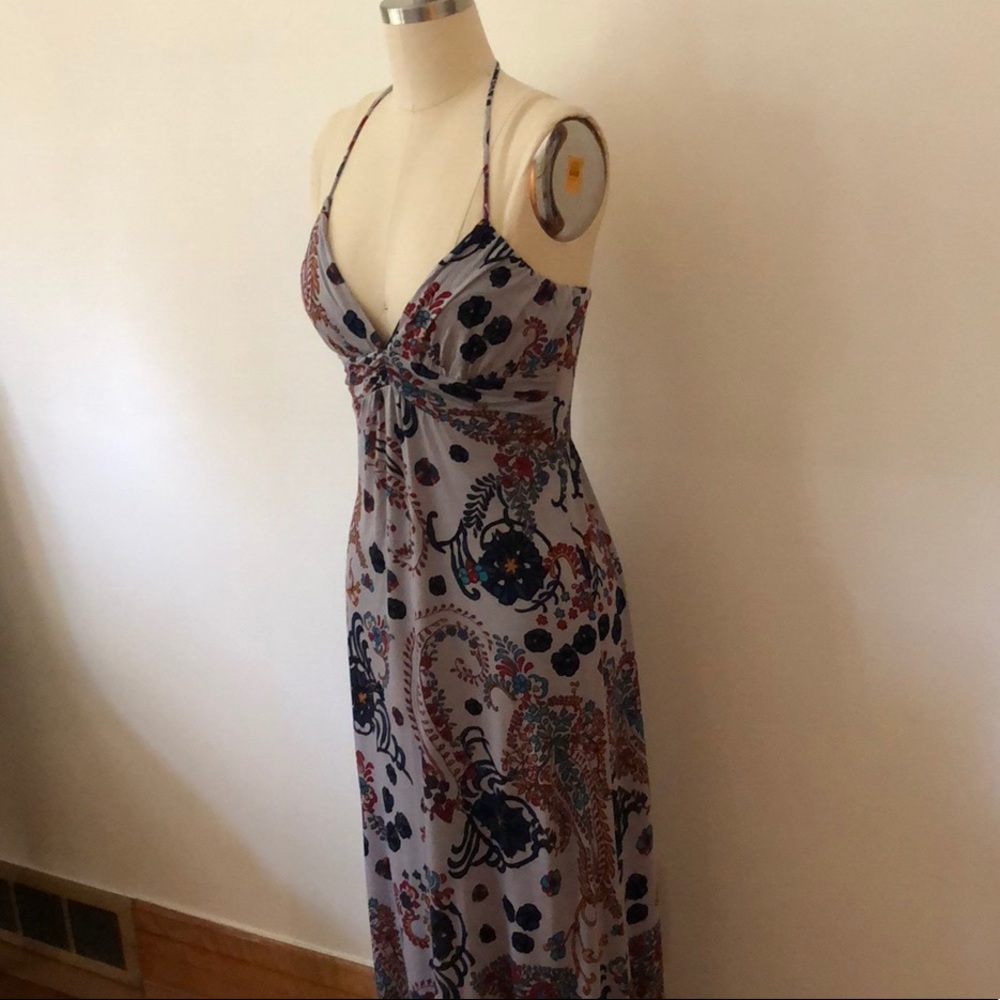Eight sixty Halter floral maxi dress